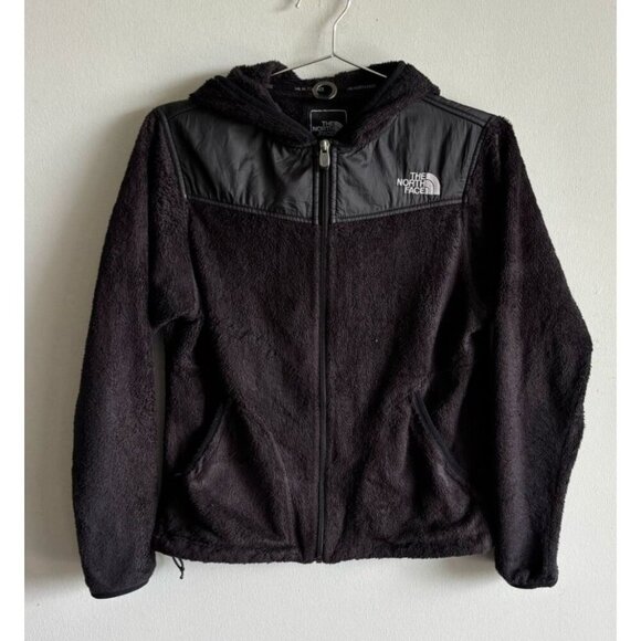 The North Face Womens Full Zip Outdoor Hoodie Fleece Jacket Black Size S/P - Picture 1 of 9